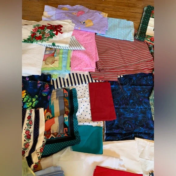 VTG LOT 13 Lb Fabric Quilting Crafts Country Patriotic Apron Concard Kessler - Picture 13 of 15